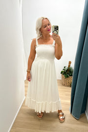 Talia Dress | White