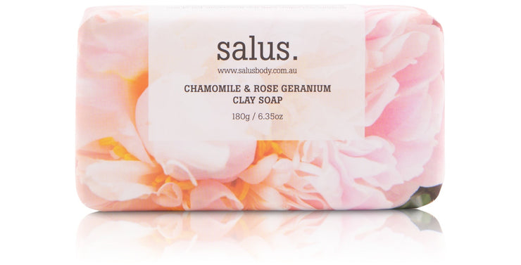 Chamomille & Rose Geranium Clay Soap