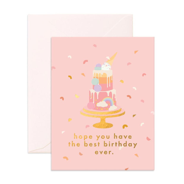 GREETING CARD | Best Birthday Cake Greeting Card