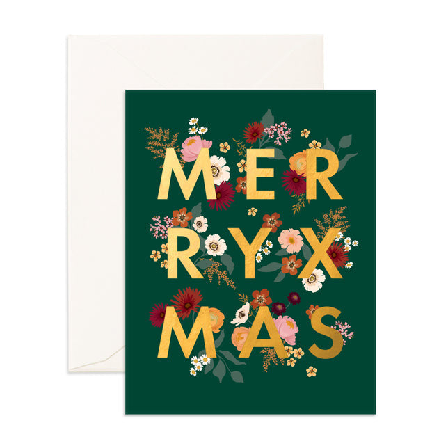 GREETING CARD | Merry XMAS Botanika Forest Greeting Card