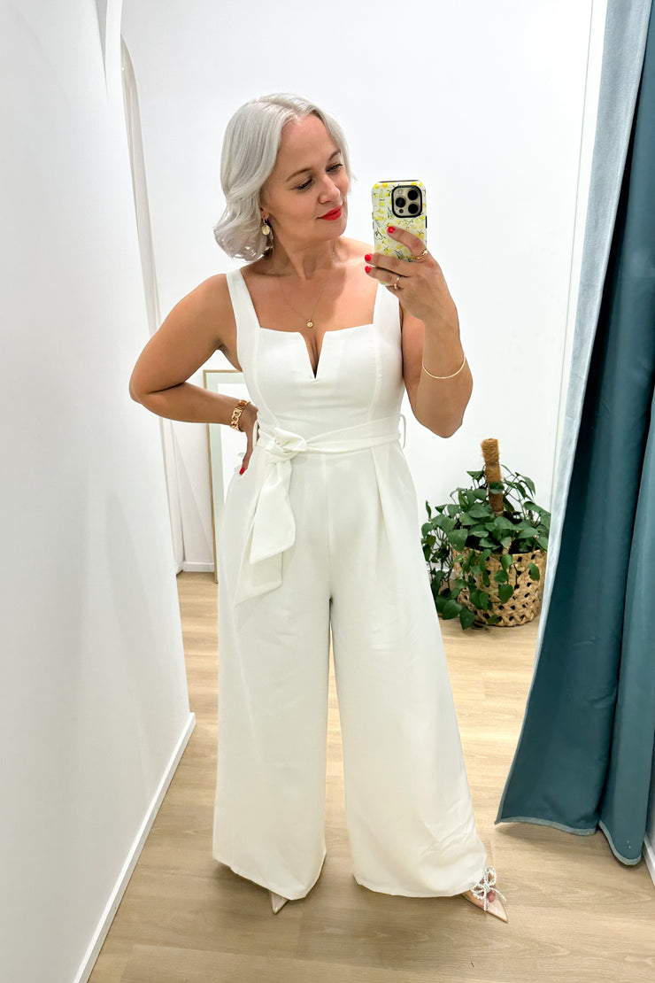 LILY JUMPSUIT | WHITE