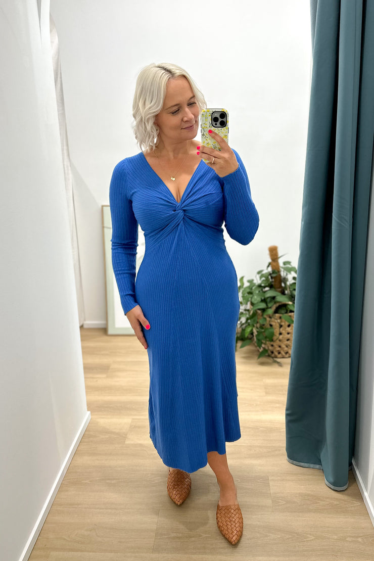 Karla Knit Dress | Blue