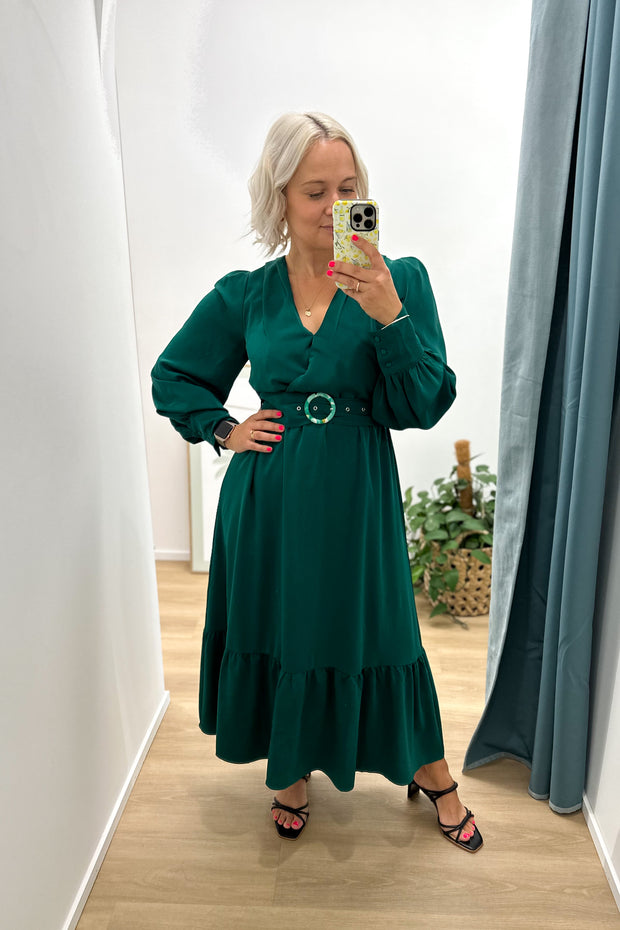 Cara Emerald Midi Dress
