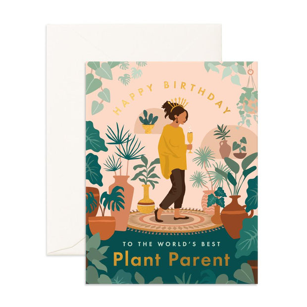 GREETING CARD | BIRTHDAY PLANT LADY