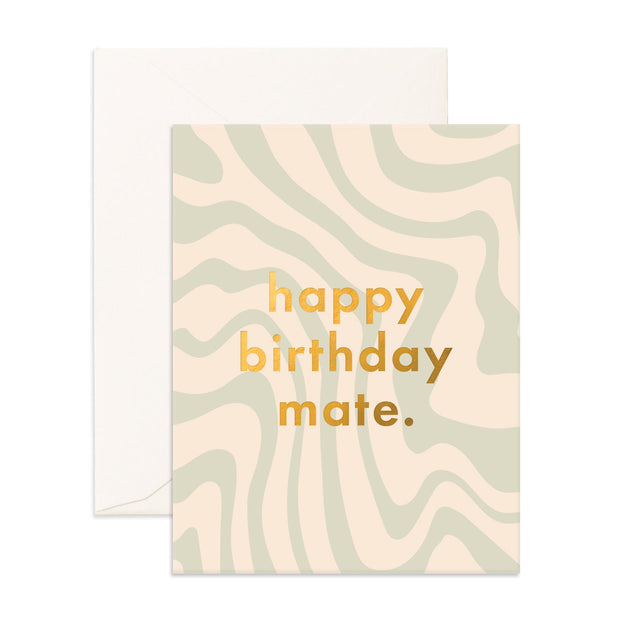 GREETING CARD | BIRTHDAY MATE SWIRL