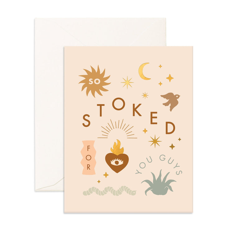 GREETING CARD | SO STOKED SACRED HEART