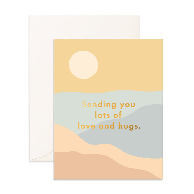 GREETING CARD | LOVE & HUGS SUNRISE