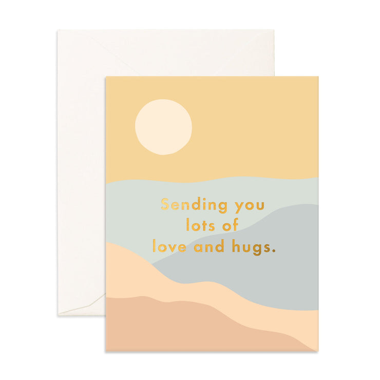 GREETING CARD | LOVE & HUGS SUNRISE