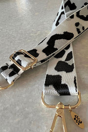 Slimline Snow Leopard Strap | Gold